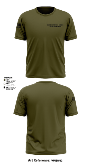 Short Sleeve Performance Shirt, Aberdeen Proving Ground Police Department, Police, Teamtime, Team time, sublimation, custom sports apparel, team uniforms, spirit wear, spiritwear, sports uniforms, custom shirts, team store, custom team store, fundraiser sports, apparel fundraiser