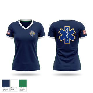 Womens Short Sleeve Vneck Shirt, Southern Berkshire ambulance, EMS/EMT, Teamtime, Team time, sublimation, custom sports apparel, team uniforms, spirit wear, spiritwear, sports uniforms, custom shirts, team store, custom team store, fundraiser sports, apparel fundraiser