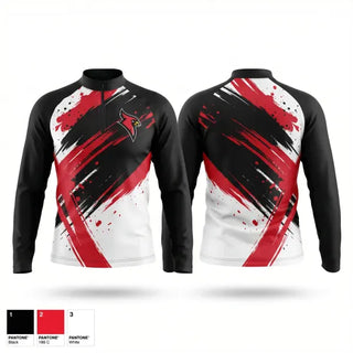 Quarter Zip Jacket, Dryden, Softball, Teamtime, Team time, sublimation, custom sports apparel, team uniforms, spirit wear, spiritwear, sports uniforms, custom shirts, team store, custom team store, fundraiser sports, apparel fundraiser