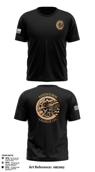 Old School Cotton Feel Shirt, Charlie Company, , Teamtime, Team time, sublimation, custom sports apparel, team uniforms, spirit wear, spiritwear, sports uniforms, custom shirts, team store, custom team store, fundraiser sports, apparel fundraiser