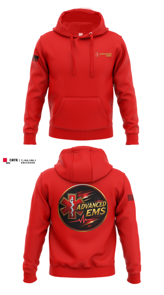 Hoodie, Advanced EMS, EMS/EMT, Teamtime, Team time, sublimation, custom sports apparel, team uniforms, spirit wear, spiritwear, sports uniforms, custom shirts, team store, custom team store, fundraiser sports, apparel fundraiser