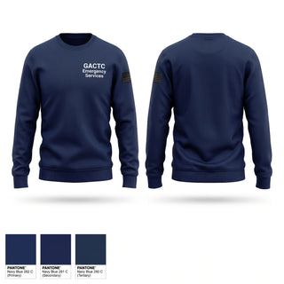 Crew Neck Sweatshirt, GACTC Emergency Services, EMS/EMT, Teamtime, Team time, sublimation, custom sports apparel, team uniforms, spirit wear, spiritwear, sports uniforms, custom shirts, team store, custom team store, fundraiser sports, apparel fundraiser