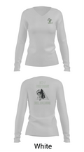 ECT-7, 11 CYBN 24379715 Women's Long Sleeve V-neck Shirt - 11