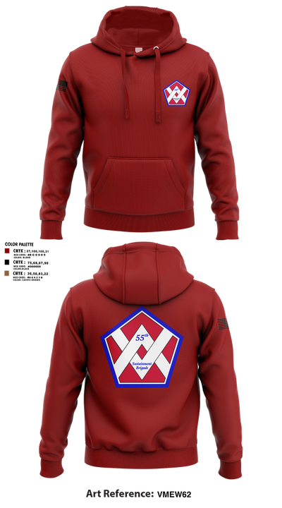 55th Sustainment Brigade 67361333 Hoodie - 1