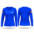 Cheraw Women's Long Sleeve V-neck Shirt - 1