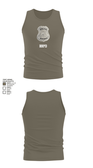 Tank Top, RRPD, Police, Teamtime, Team time, sublimation, custom sports apparel, team uniforms, spirit wear, spiritwear, sports uniforms, custom shirts, team store, custom team store, fundraiser sports, apparel fundraiser