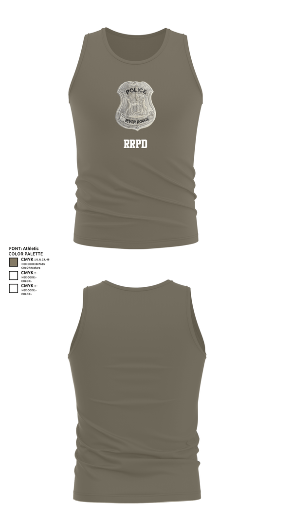 Tank Top, RRPD, Police, Teamtime, Team time, sublimation, custom sports apparel, team uniforms, spirit wear, spiritwear, sports uniforms, custom shirts, team store, custom team store, fundraiser sports, apparel fundraiser