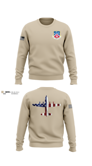 Crew Neck Sweatshirt, 179th AW, Air Force, Teamtime, Team time, sublimation, custom sports apparel, team uniforms, spirit wear, spiritwear, sports uniforms, custom shirts, team store, custom team store, fundraiser sports, apparel fundraiser