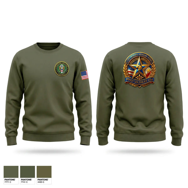 Crew Neck Sweatshirt, 296 BSB, Army, Teamtime, Team time, sublimation, custom sports apparel, team uniforms, spirit wear, spiritwear, sports uniforms, custom shirts, team store, custom team store, fundraiser sports, apparel fundraiser