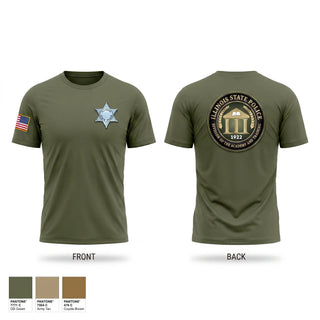 Short Sleeve Performance Shirt, Illinois State Police, Police, Teamtime, Team time, sublimation, custom sports apparel, team uniforms, spirit wear, spiritwear, sports uniforms, custom shirts, team store, custom team store, fundraiser sports, apparel fundraiser