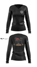 100th MRBC 25457504 Women's Long Sleeve V-neck Shirt - 1