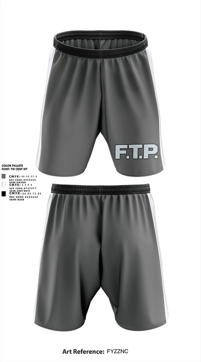F. T. P. 29652618 Athletic Shorts With Pockets - 1