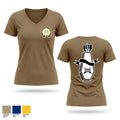 2-7 IN FIST 7979335 Women's Short Sleeve V-neck Shirt - 3
