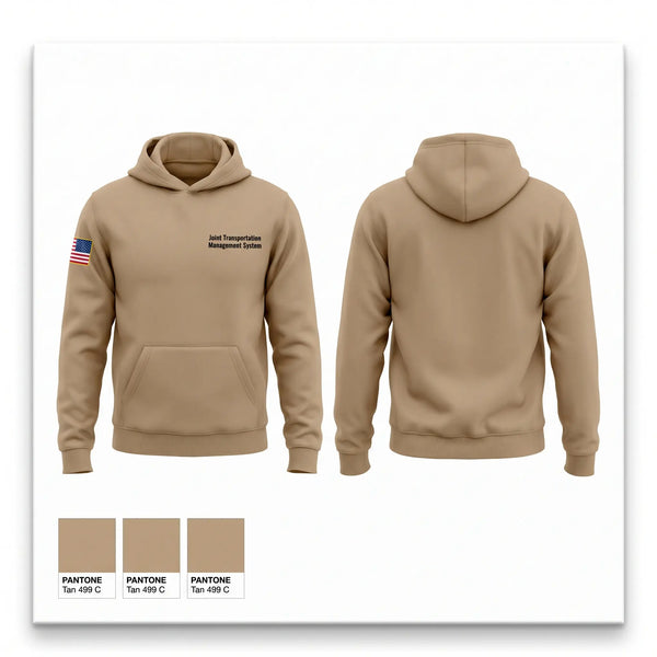 Hoodie, Joint Transportation Management System, Air Force, Teamtime, Team time, sublimation, custom sports apparel, team uniforms, spirit wear, spiritwear, sports uniforms, custom shirts, team store, custom team store, fundraiser sports, apparel fundraiser
