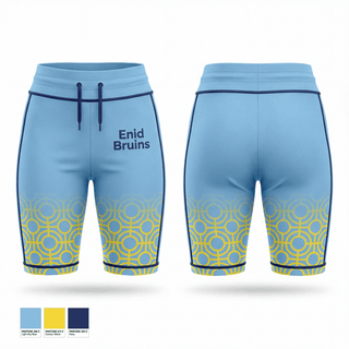 Womens Compression Shorts, Enid Bruins, Softball, Teamtime, Team time, sublimation, custom sports apparel, team uniforms, spirit wear, spiritwear, sports uniforms, custom shirts, team store, custom team store, fundraiser sports, apparel fundraiser