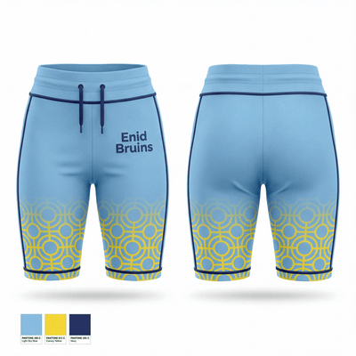 Enid Bruins 70008153 Women's Compression Shorts - 1
