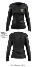 SPECIAL RESPONSE TEAM 32422991 Women's Long Sleeve V-neck Shirt - 3