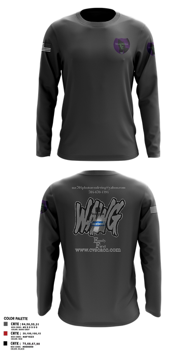WeAllWeGot~Family First 22026589 Long Sleeve Performance Shirt 26