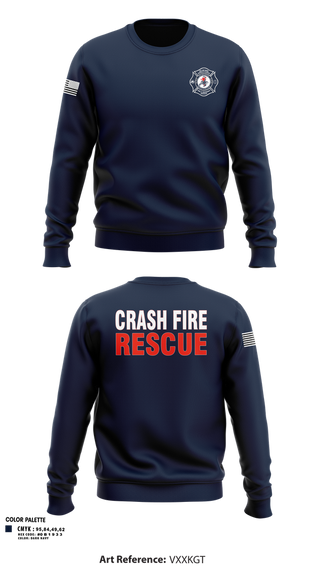 Crew Neck Sweatshirt, Inteligencia San Juan, Fire Department, Teamtime, Team time, sublimation, custom sports apparel, team uniforms, spirit wear, spiritwear, sports uniforms, custom shirts, team store, custom team store, fundraiser sports, apparel fundraiser