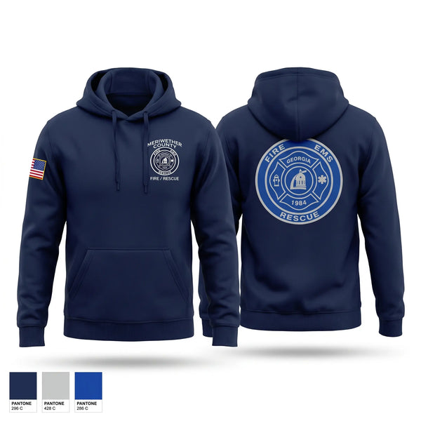 Hoodie, Meriwether county fire rescue, Fire Department, Teamtime, Team time, sublimation, custom sports apparel, team uniforms, spirit wear, spiritwear, sports uniforms, custom shirts, team store, custom team store, fundraiser sports, apparel fundraiser