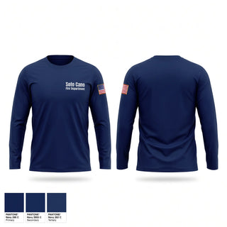 Long Sleeve Performance Shirt, Soto Cano Fire Department, Fire Department, Teamtime, Team time, sublimation, custom sports apparel, team uniforms, spirit wear, spiritwear, sports uniforms, custom shirts, team store, custom team store, fundraiser sports, apparel fundraiser