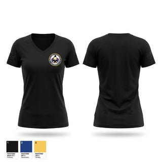 Womens Short Sleeve Vneck Shirt, NRS CLARKSVILLE, Navy, Teamtime, Team time, sublimation, custom sports apparel, team uniforms, spirit wear, spiritwear, sports uniforms, custom shirts, team store, custom team store, fundraiser sports, apparel fundraiser