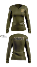 Thomas county sheriff's office Women's Long Sleeve V-neck Shirt - 31