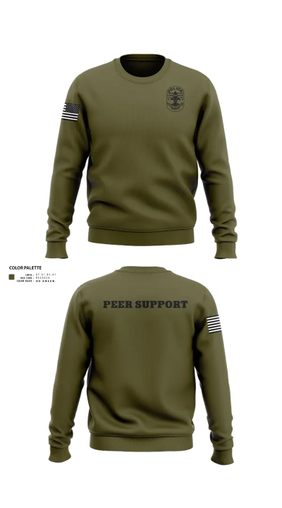 LMPD PEER SUPPORT 60613190 Crew Neck Sweatshirt - 52