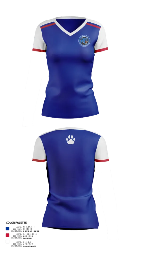 Womens Short Sleeve Vneck Shirt, Curlew High School Volleyball, Women's Volleyball, Teamtime, Team time, sublimation, custom sports apparel, team uniforms, spirit wear, spiritwear, sports uniforms, custom shirts, team store, custom team store, fundraiser sports, apparel fundraiser