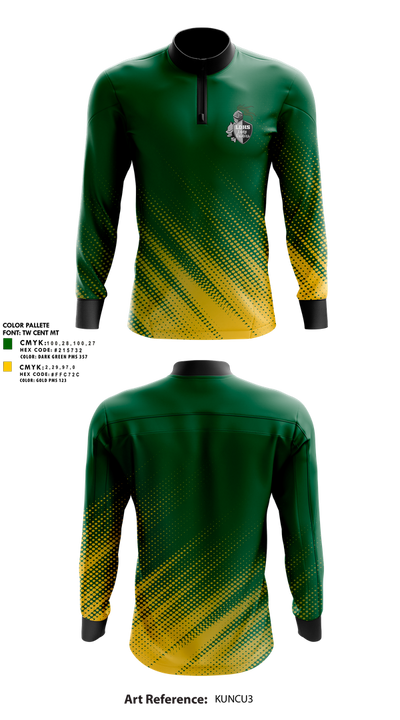 Laurens District 55 Soccer 31021068 Quarter Zip Jacket - 2