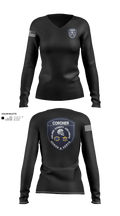 Pulaski County Coroner’s Office 70176250 Women's Long Sleeve V-neck Shirt - 21