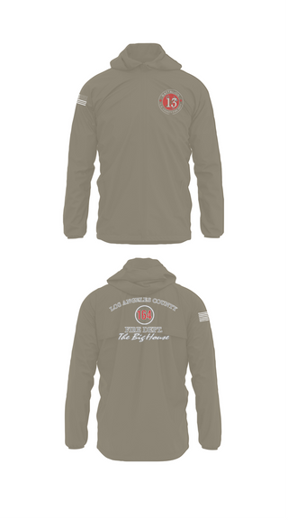 Windbreaker, LA County Firehouse 164, Fire Department, Teamtime, Team time, sublimation, custom sports apparel, team uniforms, spirit wear, spiritwear, sports uniforms, custom shirts, team store, custom team store, fundraiser sports, apparel fundraiser