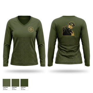 Womens Long Sleeve Vneck Shirt, Washington county regional correctional facility, , Teamtime, Team time, sublimation, custom sports apparel, team uniforms, spirit wear, spiritwear, sports uniforms, custom shirts, team store, custom team store, fundraiser sports, apparel fundraiser