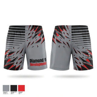 Athletic Shorts With Pockets, Diamond 9 Development, Baseball, Teamtime, Team time, sublimation, custom sports apparel, team uniforms, spirit wear, spiritwear, sports uniforms, custom shirts, team store, custom team store, fundraiser sports, apparel fundraiser