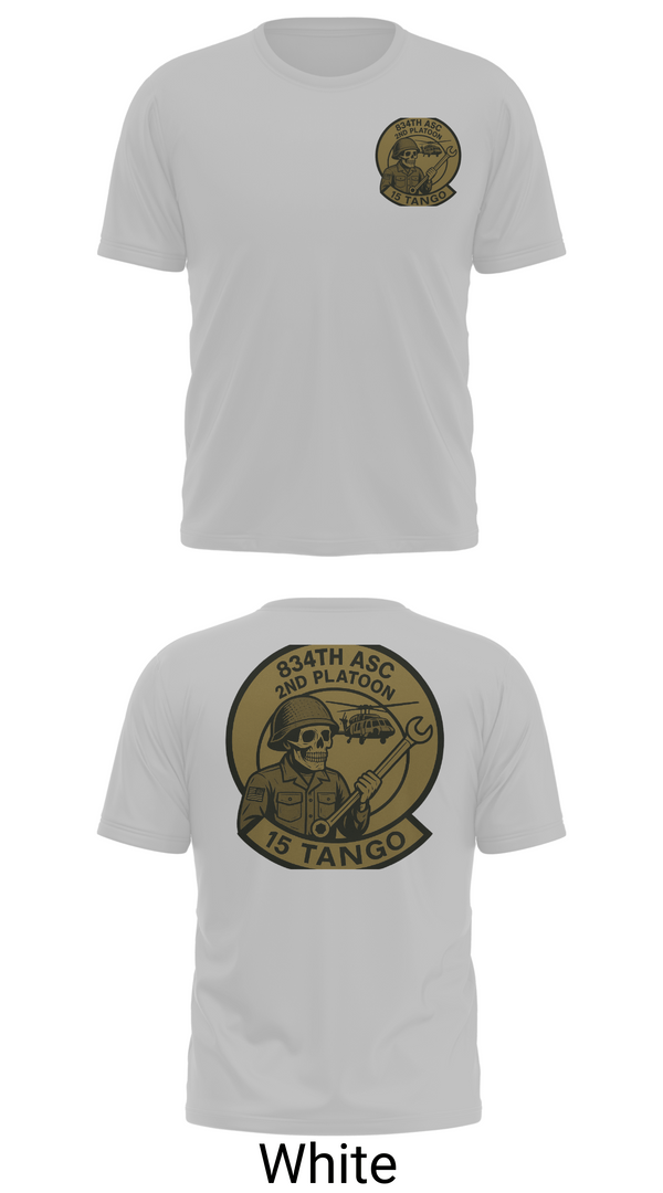 Old School Cotton Feel Shirt, B-Co 834th ASB, National Guard, Teamtime, Team time, sublimation, custom sports apparel, team uniforms, spirit wear, spiritwear, sports uniforms, custom shirts, team store, custom team store, fundraiser sports, apparel fundraiser