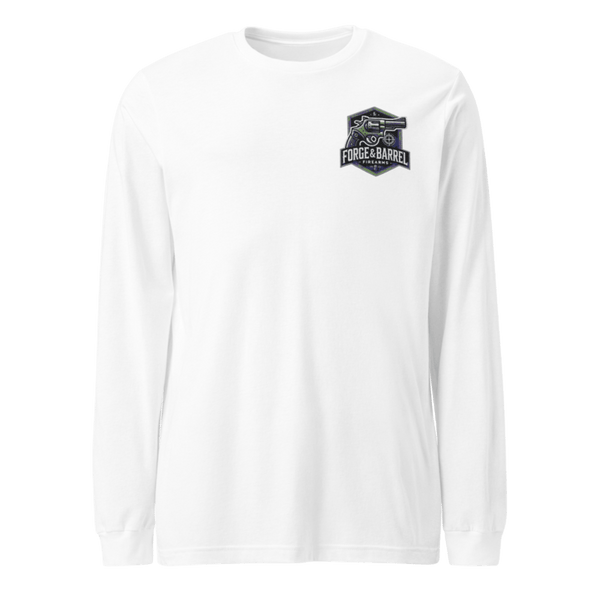 Forge & Barrel Firearms 85618351 Unisex Long Sleeve Tee | Bella + Canvas 3501