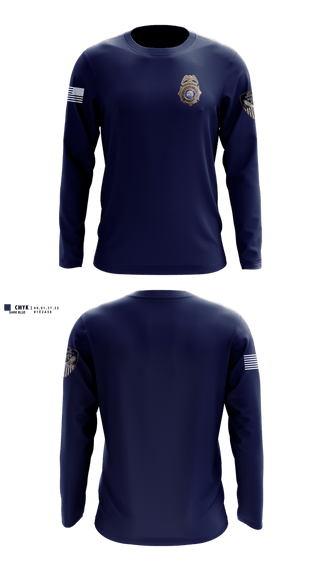 Long Sleeve Performance Shirt, Town Of Rogersville Police Dept, Police, Teamtime, Team time, sublimation, custom sports apparel, team uniforms, spirit wear, spiritwear, sports uniforms, custom shirts, team store, custom team store, fundraiser sports, apparel fundraiser