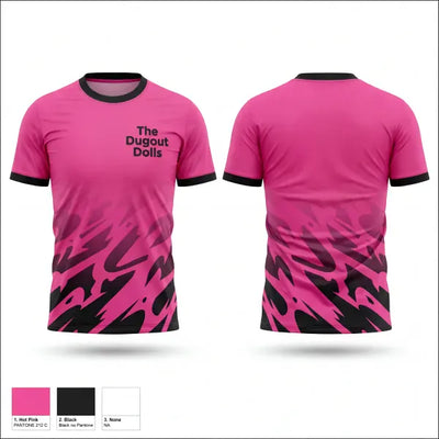 The Dugout Dolls 80815781 Short Sleeve Performance Shirt - 2