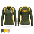 Riverside county sheriff Women's Long Sleeve V-neck Shirt - 1