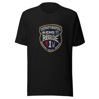 University Hospital EMS Rescue Unisex Staple T-Shirt