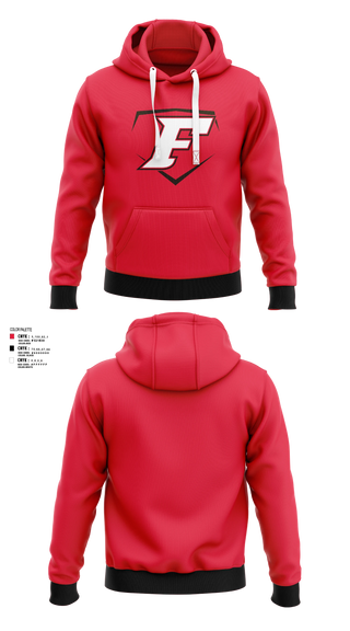 Hoodie, Cap City Force - Gray, Softball, Teamtime, Team time, sublimation, custom sports apparel, team uniforms, spirit wear, spiritwear, sports uniforms, custom shirts, team store, custom team store, fundraiser sports, apparel fundraiser