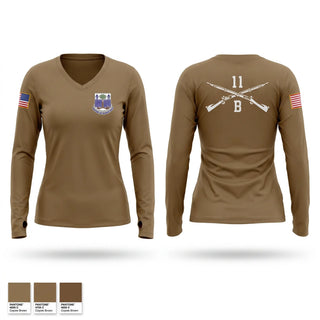 Womens Long Sleeve Vneck Shirt, R&R, National Guard, Teamtime, Team time, sublimation, custom sports apparel, team uniforms, spirit wear, spiritwear, sports uniforms, custom shirts, team store, custom team store, fundraiser sports, apparel fundraiser