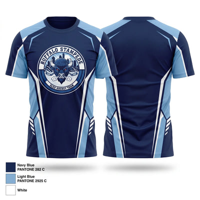 Buffalo Stampede Sled Hockey Team Short Sleeve Performance Shirt - 2