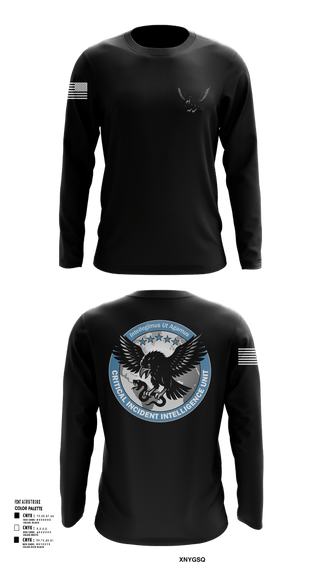 Long Sleeve Performance Shirt, Critical Incident Intelligence Unit, , Teamtime, Team time, sublimation, custom sports apparel, team uniforms, spirit wear, spiritwear, sports uniforms, custom shirts, team store, custom team store, fundraiser sports, apparel fundraiser