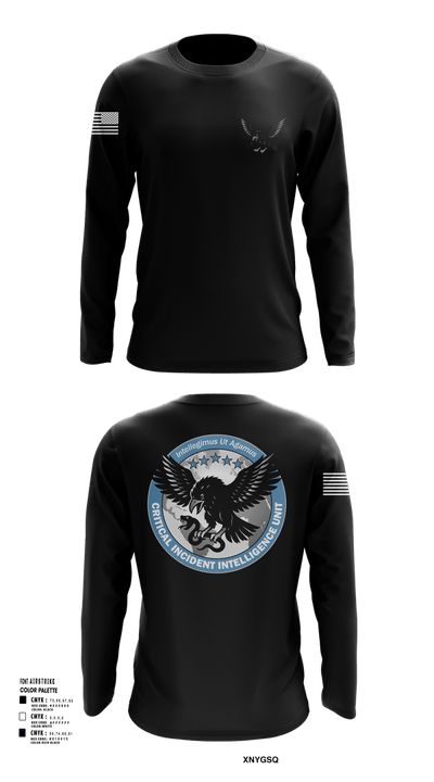 Critical Incident Intelligence Unit 55950160 Long Sleeve Performance Shirt 102