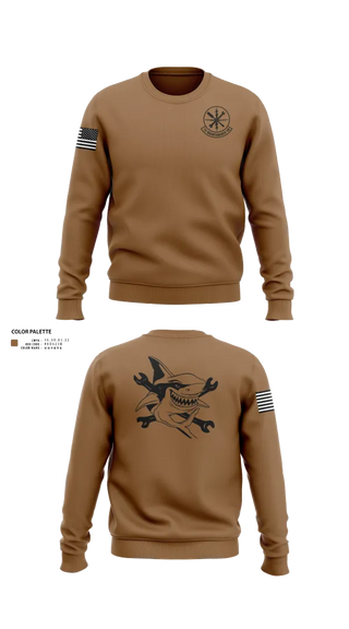 Crew Neck Sweatshirt, 15 Maintenance Squadron, Air Force, Teamtime, Team time, sublimation, custom sports apparel, team uniforms, spirit wear, spiritwear, sports uniforms, custom shirts, team store, custom team store, fundraiser sports, apparel fundraiser