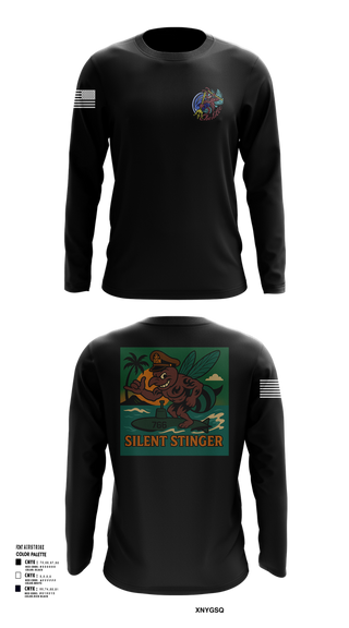 Long Sleeve Performance Shirt, USS CHARLOTTE SSN 766, Navy, Teamtime, Team time, sublimation, custom sports apparel, team uniforms, spirit wear, spiritwear, sports uniforms, custom shirts, team store, custom team store, fundraiser sports, apparel fundraiser