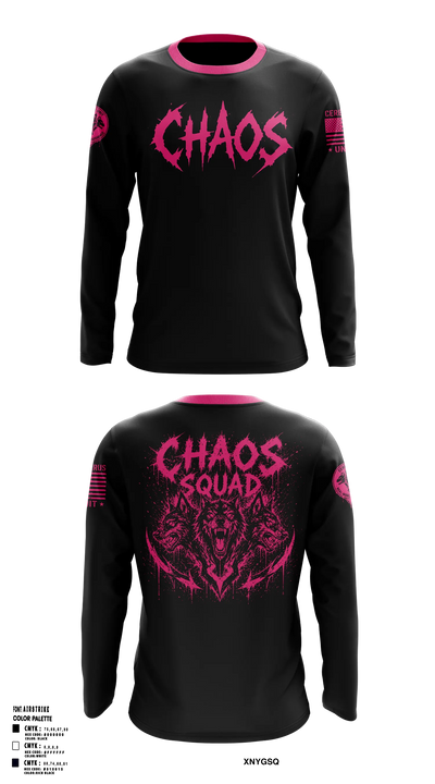 Chaos squad Long Sleeve Performance Shirt - 5