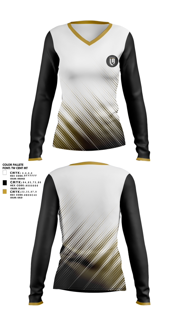 Womens Long Sleeve Vneck Shirt, Los Angeles Soccer Club, Women's Soccer, Teamtime, Team time, sublimation, custom sports apparel, team uniforms, spirit wear, spiritwear, sports uniforms, custom shirts, team store, custom team store, fundraiser sports, apparel fundraiser
