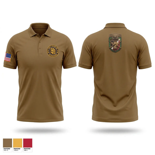Short Sleeve Performance Polo, 301st Tactical Psychological Operations Company (Airborne), Golf, Teamtime, Team time, sublimation, custom sports apparel, team uniforms, spirit wear, spiritwear, sports uniforms, custom shirts, team store, custom team store, fundraiser sports, apparel fundraiser
